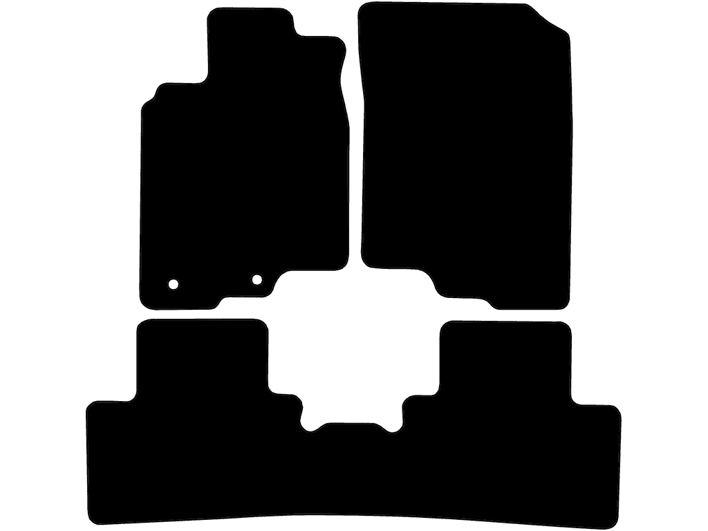 Dywanik przedniego pasażera bez systemu mocowania | System mocowania: Klipsy z wkrętem