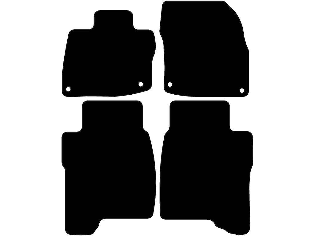 3/5 drzwi | Dywanik przedniego pasażera z systemem mocowania | System mocowania: Klipsy (z owalnym oczkiem) | Wariant 1