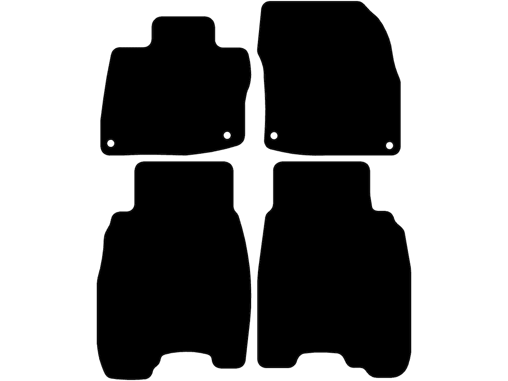 3/5 drzwi | Dywanik przedniego pasażera z systemem mocowania | System mocowania: Klipsy (z owalnym oczkiem) | Wariant 2