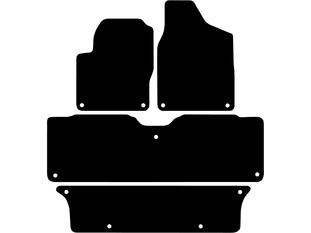 Tylne dywaniki z mocowaniem | Zmiana 1