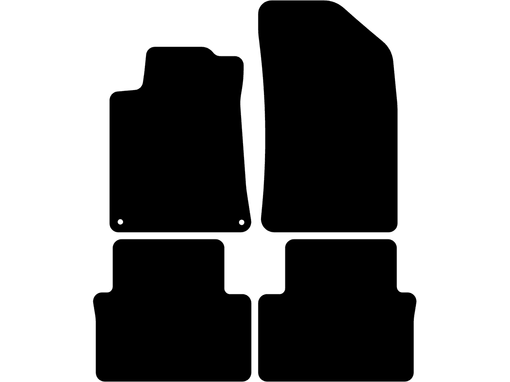 Fastback / SW | Dwa oddzielne dywaniki tylne | Wariant 1