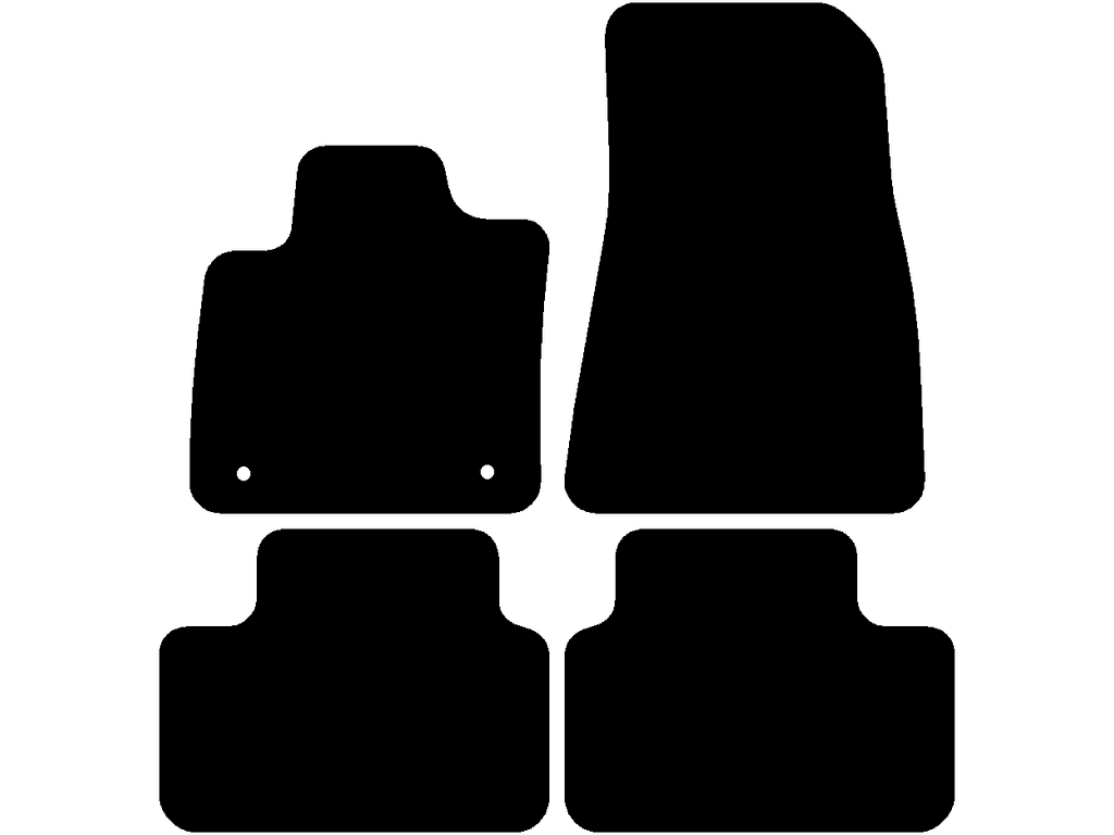 XC40 Recharge | Dywanik przedniego pasażera bez systemu mocowania