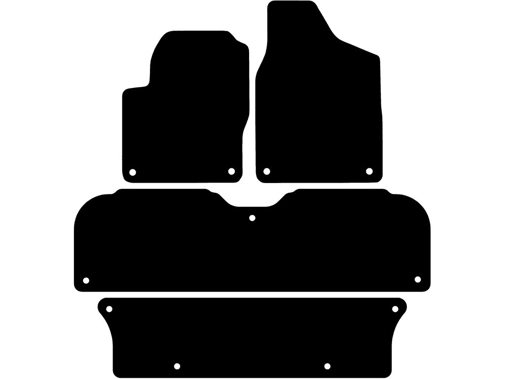 Tylne dywaniki z mocowaniem | Zmiana 2