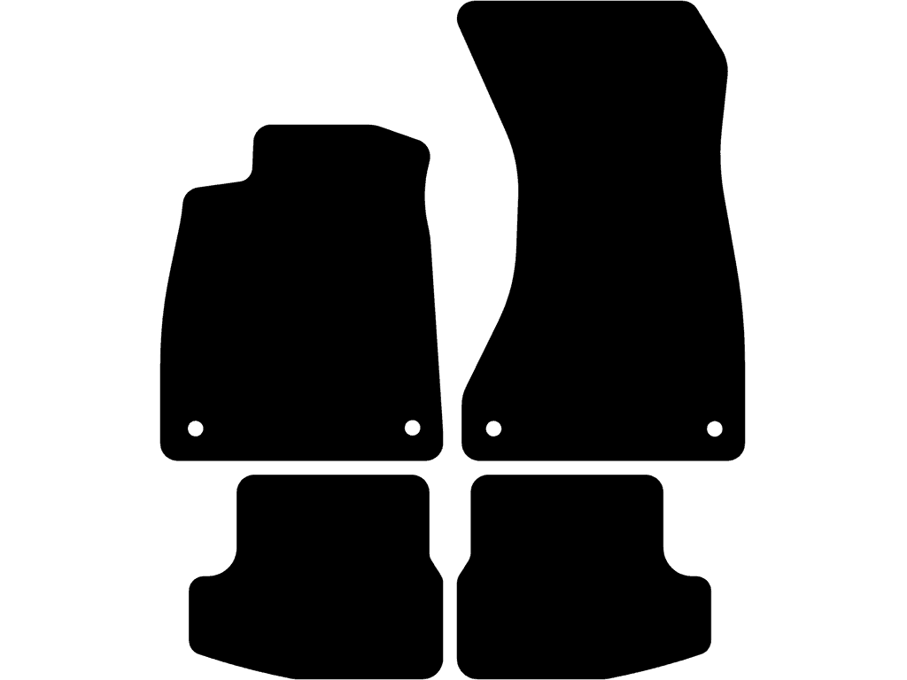 Kabriolet | Tylne dywaniki bez mocowań