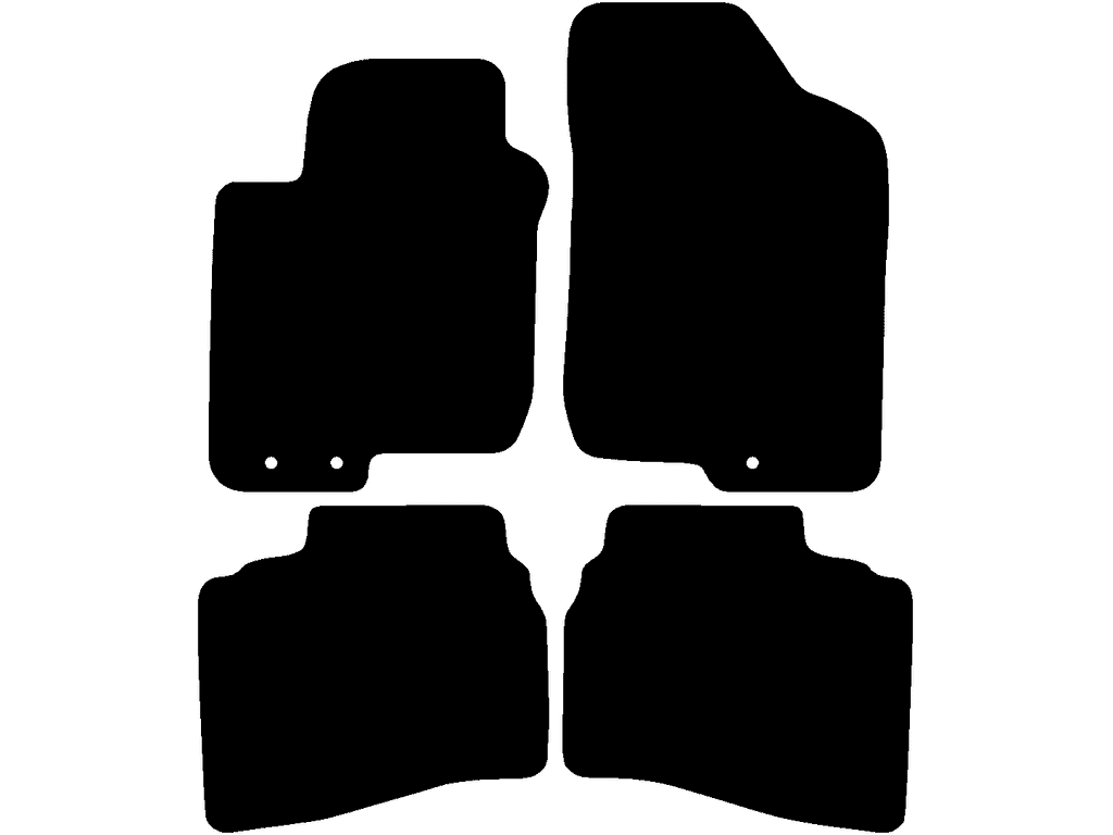 5 drzwi | Dywanik przedniego pasażera z systemem mocowania | Wariant 1