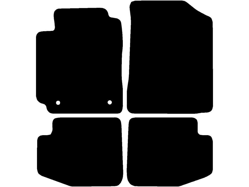 1 | 3-drzwiowy | Wariant 1 | System mocowania: Klipsy (z owalnym oczkiem) z wkrętem