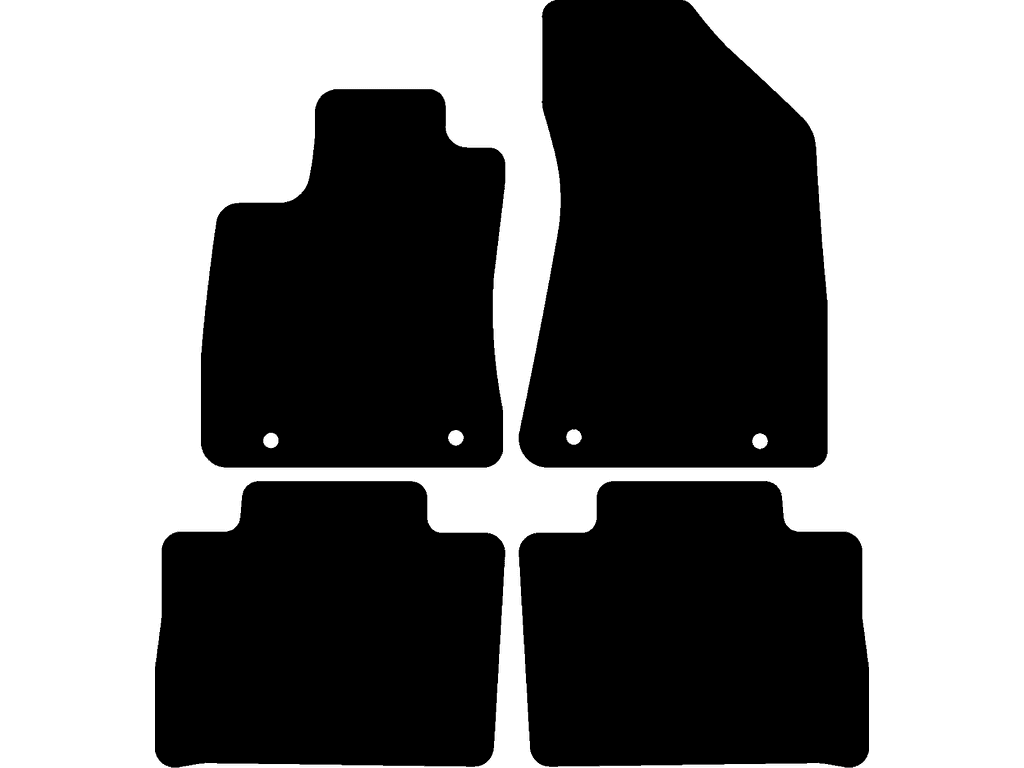 EV | System mocowania: Klipsy (z pionowym owalnym oczkiem)