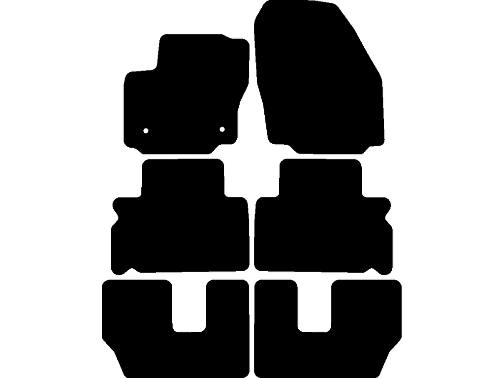 7-osobowy | Odległość punktów mocowania (kierowca) 25.1 cm