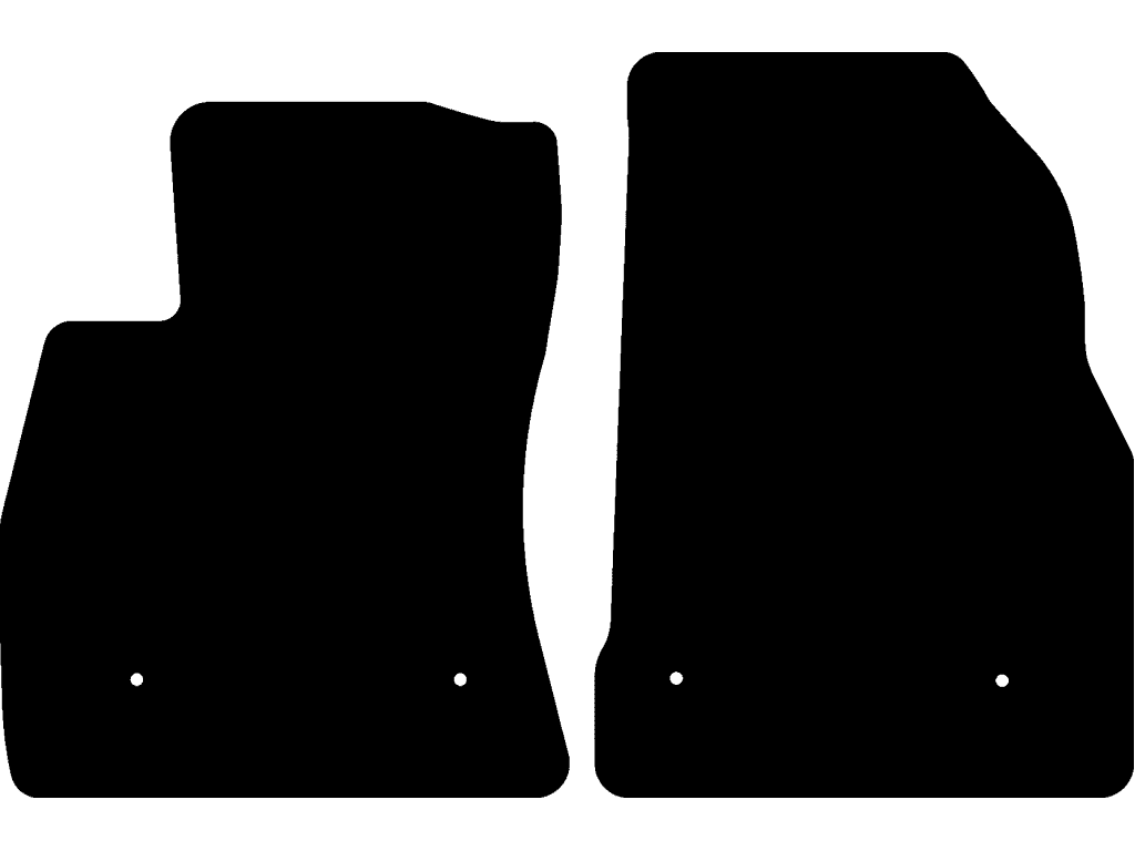 Dywanik przedniego pasażera z systemem mocowania