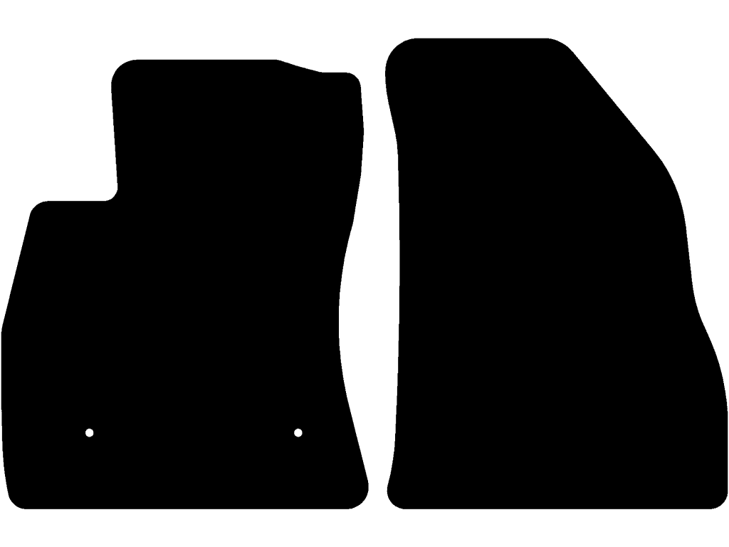 Dywanik przedniego pasażera bez systemu mocowania