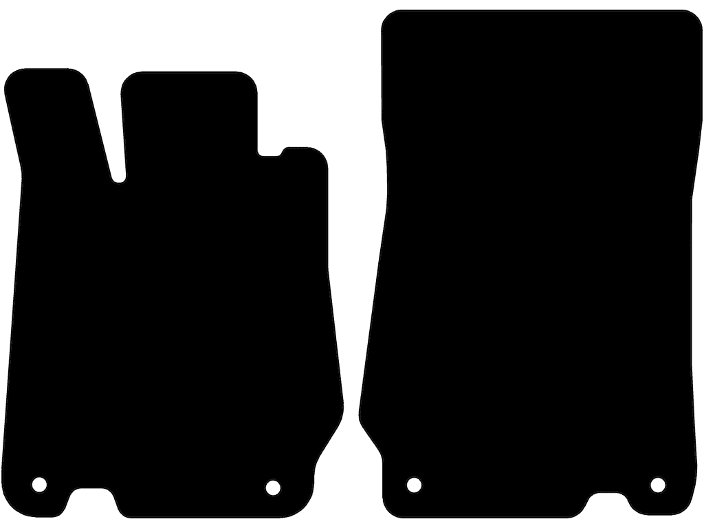 Dywanik przedniego pasażera z systemem mocowania | System mocowania: Klipsy (zamknięty)