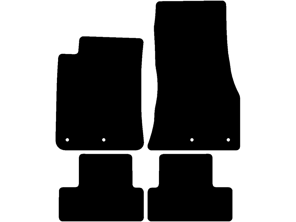 Dywanik przedniego pasażera z systemem mocowania | System mocowania: Klipsy (z oczkiem)