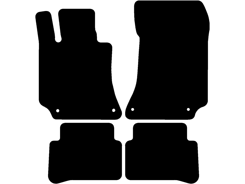 Dywanik przedniego pasażera z systemem mocowania