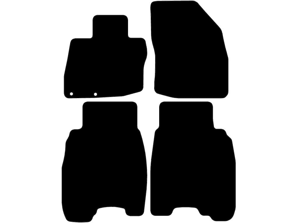 3/5 drzwi | Dywanik przedniego pasażera bez systemem mocowania | System mocowania: Klipsy 26 mm (z oczkiem) | Wariant 1