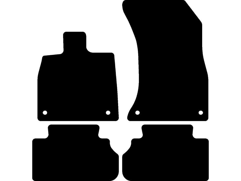 Tylne dywaniki bez mocowań