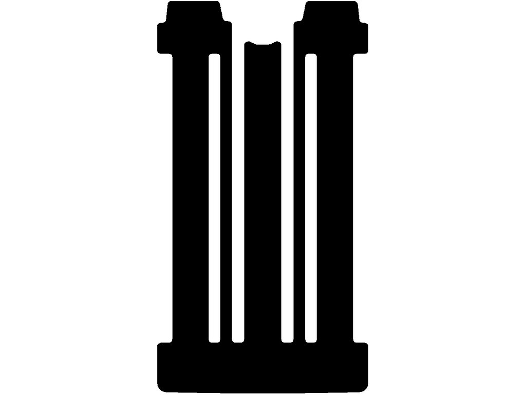 L1 | Tył | 6 Szyny | Podwójne drzwi przesuwne